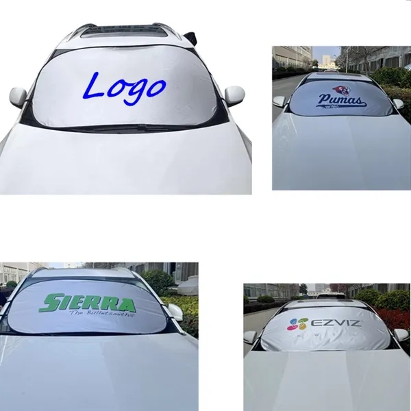 Foldable Car Windshield Sun Shade Blocker Cover - Foldable Car Windshield Sun Shade Blocker Cover - Image 3 of 5