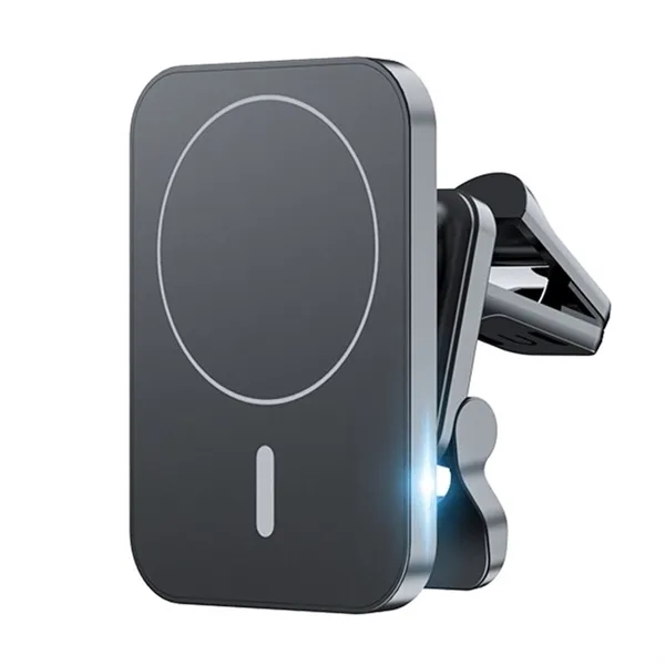 15W Magnetic Fast Wireless Car Charger Vent Mount - 15W Magnetic Fast Wireless Car Charger Vent Mount - Image 5 of 5
