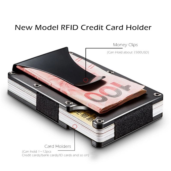 Minimalist Aluminum Metal Wallet - Minimalist Aluminum Metal Wallet - Image 2 of 4