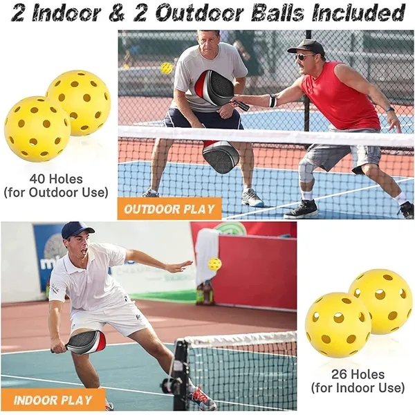 Custom Pickleball Paddle Set - Custom Pickleball Paddle Set - Image 2 of 3