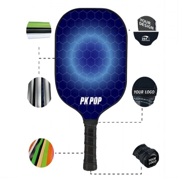 Custom Fiberglass Pickleball Paddle Set - Custom Fiberglass Pickleball Paddle Set - Image 1 of 4