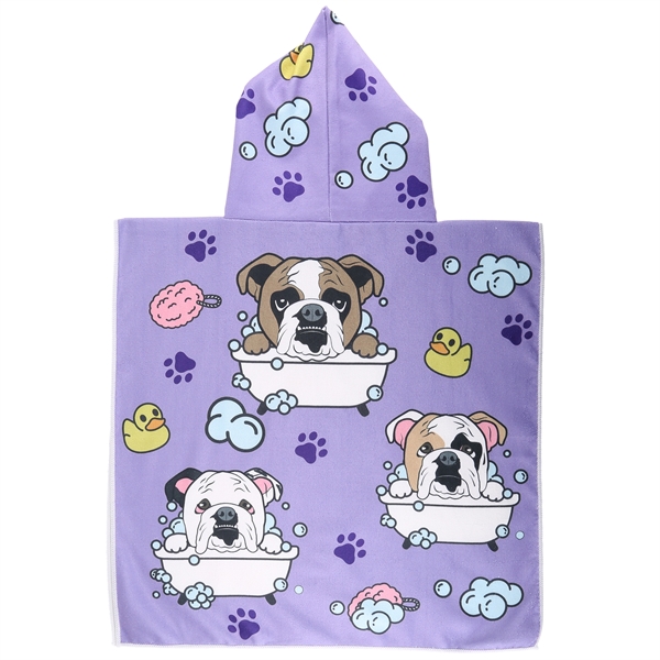 Custom Small Hooded Microfiber Towel