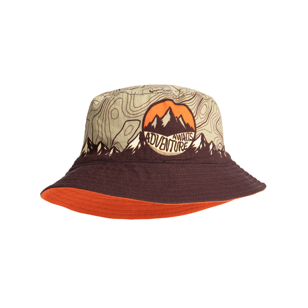 Reversible Cotton Bucket Hats - Reversible Cotton Bucket Hats - Image 1 of 5