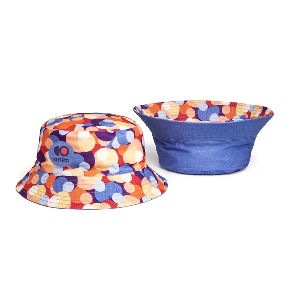 Reversible Cotton Bucket Hats - Reversible Cotton Bucket Hats - Image 2 of 5