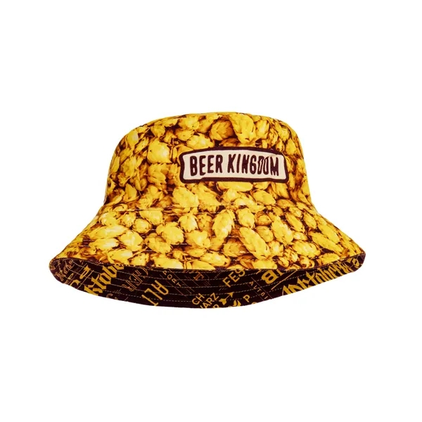 Reversible Cotton Bucket Hats - Reversible Cotton Bucket Hats - Image 4 of 5