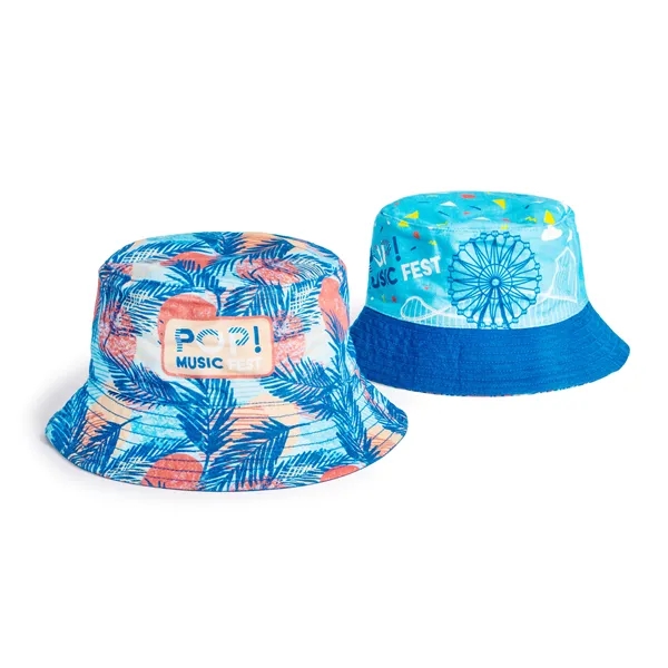 Reversible Cotton Bucket Hats - Reversible Cotton Bucket Hats - Image 5 of 5