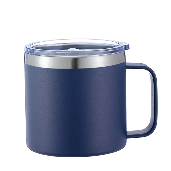 14 oz Vacuum Insulated Stainless Steel Mug with Lid - 14 oz Vacuum Insulated Stainless Steel Mug with Lid - Image 5 of 9
