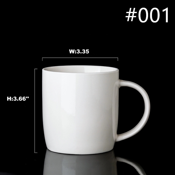 Optional Logo Sublimation Blank Ceramic White Coffee Mugs - Optional Logo Sublimation Blank Ceramic White Coffee Mugs - Image 2 of 21