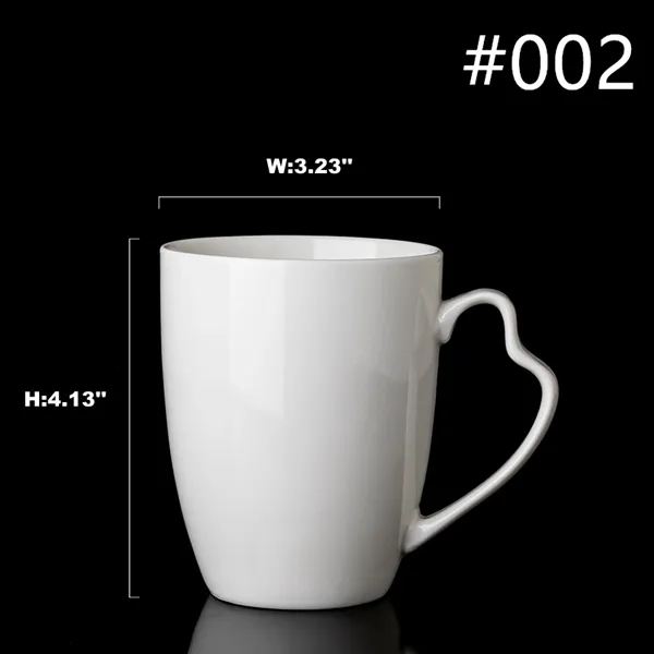 Optional Logo Sublimation Blank Ceramic White Coffee Mugs - Optional Logo Sublimation Blank Ceramic White Coffee Mugs - Image 3 of 21