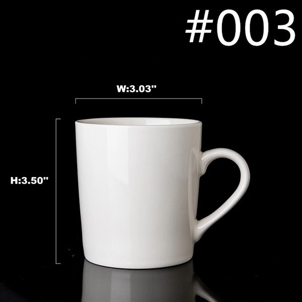 Optional Logo Sublimation Blank Ceramic White Coffee Mugs - Optional Logo Sublimation Blank Ceramic White Coffee Mugs - Image 4 of 21