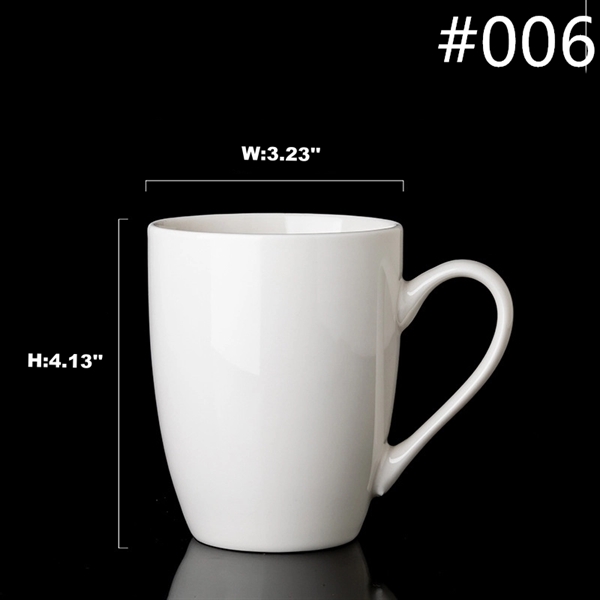 Optional Logo Sublimation Blank Ceramic White Coffee Mugs - Optional Logo Sublimation Blank Ceramic White Coffee Mugs - Image 7 of 21