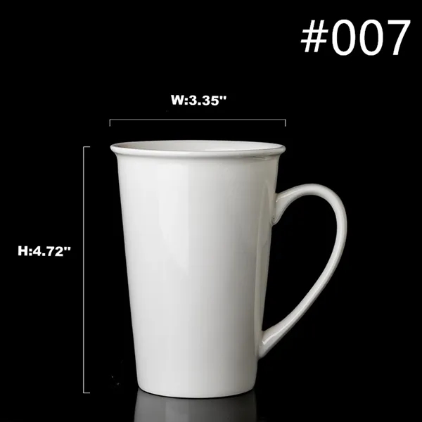 Optional Logo Sublimation Blank Ceramic White Coffee Mugs - Optional Logo Sublimation Blank Ceramic White Coffee Mugs - Image 8 of 21