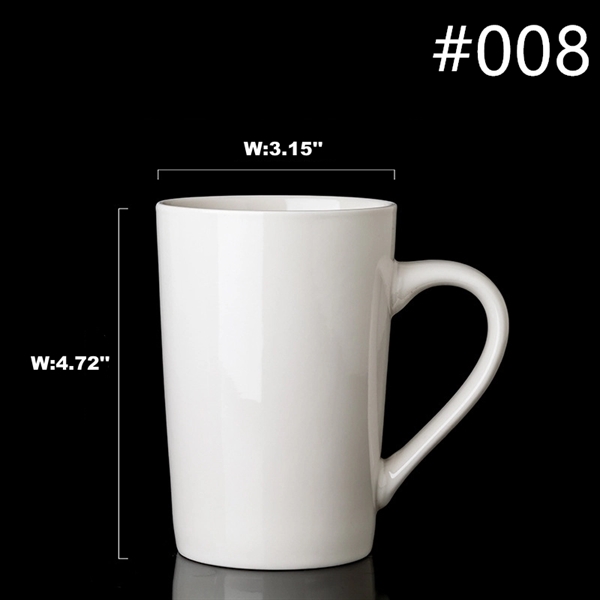 Optional Logo Sublimation Blank Ceramic White Coffee Mugs - Optional Logo Sublimation Blank Ceramic White Coffee Mugs - Image 9 of 21