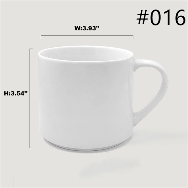 Optional Logo Sublimation Blank Ceramic White Coffee Mugs - Optional Logo Sublimation Blank Ceramic White Coffee Mugs - Image 17 of 21