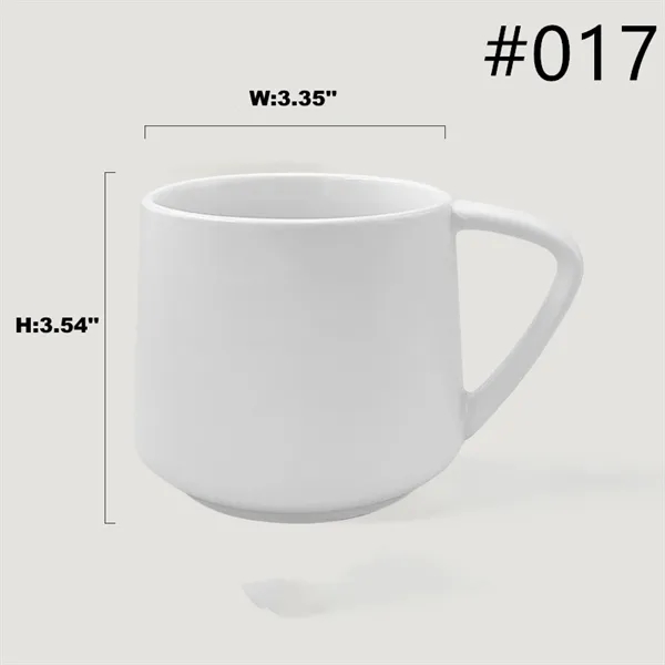 Optional Logo Sublimation Blank Ceramic White Coffee Mugs - Optional Logo Sublimation Blank Ceramic White Coffee Mugs - Image 18 of 21