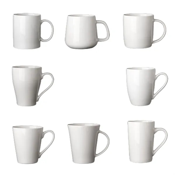 Optional Logo Sublimation Blank Ceramic White Coffee Mugs - Optional Logo Sublimation Blank Ceramic White Coffee Mugs - Image 1 of 21