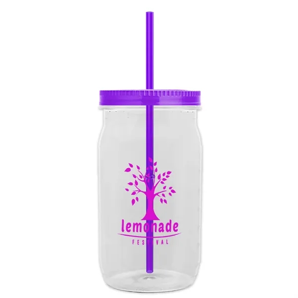 27 oz. Mason Jar - Clear - 27 oz. Mason Jar - Clear - Image 4 of 9