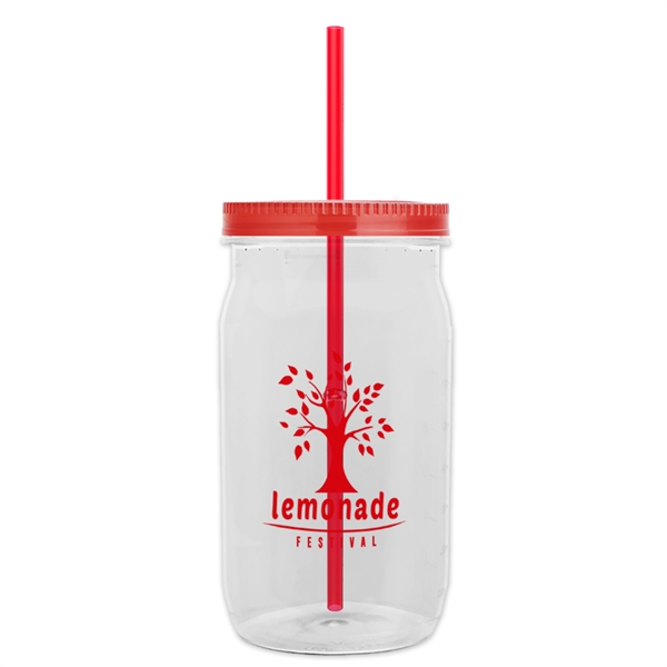 27 oz. Mason Jar - Clear - 27 oz. Mason Jar - Clear - Image 8 of 9