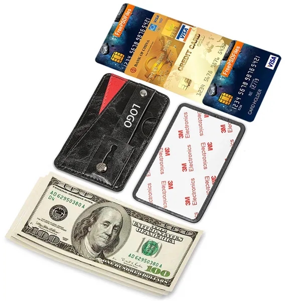 Phone Wallet Stand With Grip - Phone Wallet Stand With Grip - Image 1 of 3