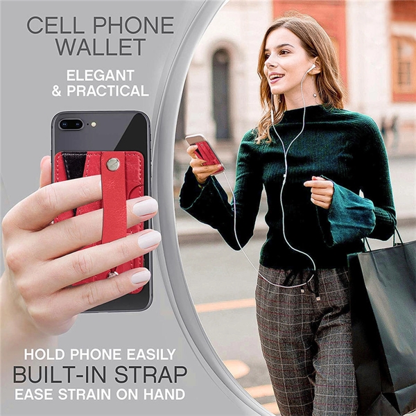 Phone Wallet Stand With Grip - Phone Wallet Stand With Grip - Image 2 of 3