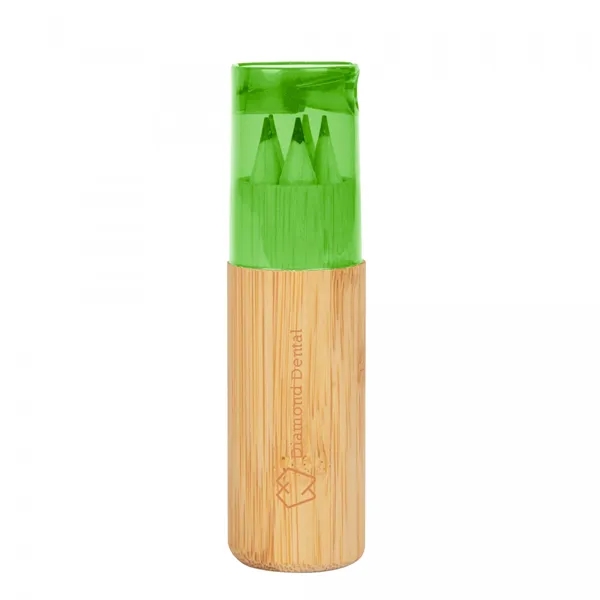 5-Piece Colored Pencil Set In Tube With Dual Sharpener - 5-Piece Colored Pencil Set In Tube With Dual Sharpener - Image 3 of 8