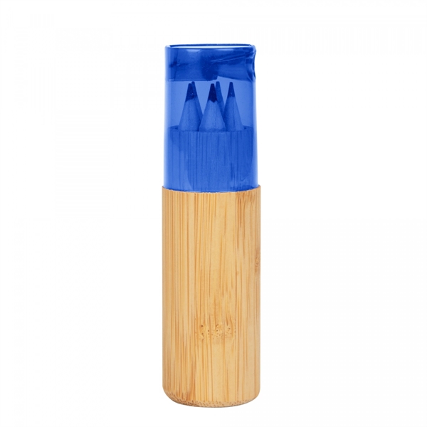 5-Piece Colored Pencil Set In Tube With Dual Sharpener - 5-Piece Colored Pencil Set In Tube With Dual Sharpener - Image 5 of 8