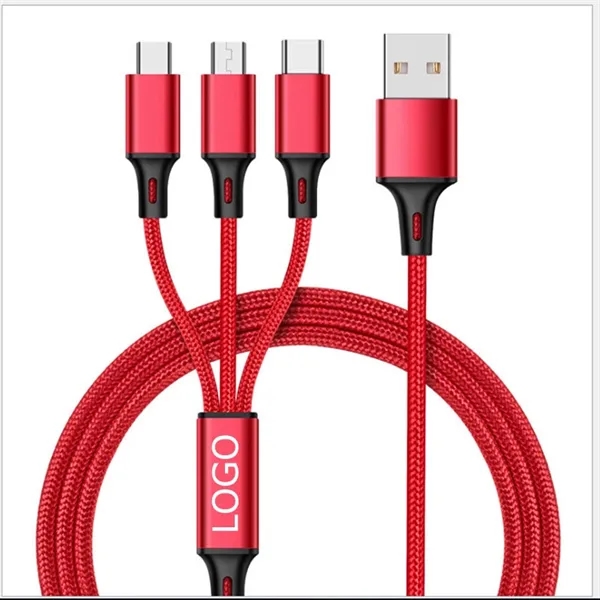 3 In 1 Long Charging Cable - 3 In 1 Long Charging Cable - Image 1 of 3