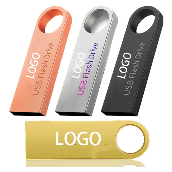 Standard Rectangular Metal USB Flash Drive - Standard Rectangular Metal USB Flash Drive - Image 0 of 1