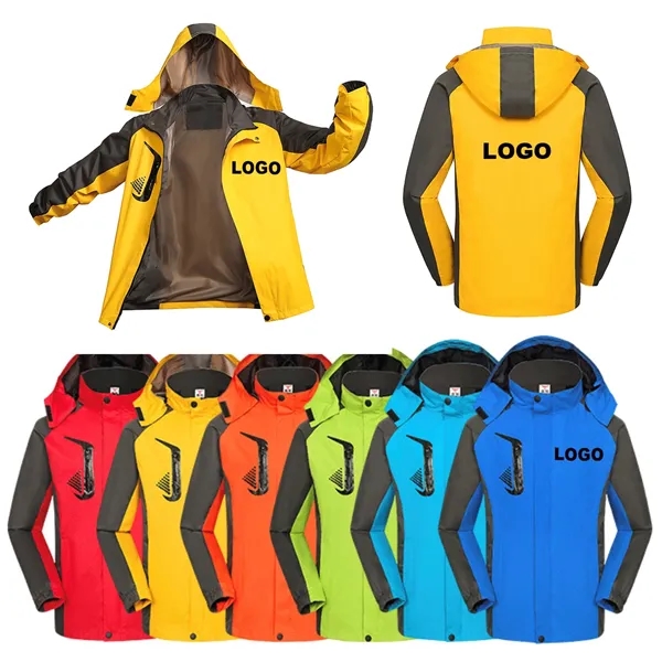 Custom Unisex Outdoor Jacket - Custom Unisex Outdoor Jacket - Image 0 of 4