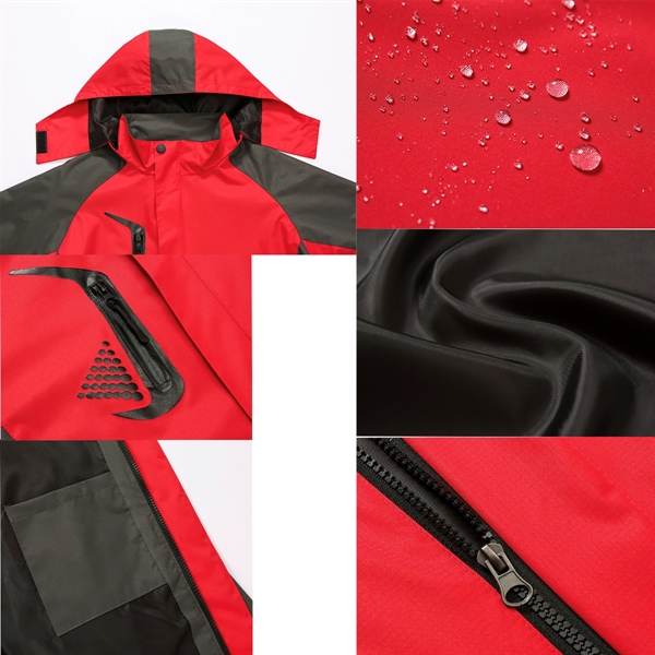 Custom Unisex Outdoor Jacket - Custom Unisex Outdoor Jacket - Image 1 of 4
