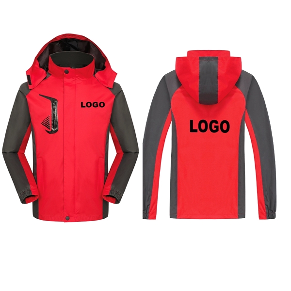 Custom Unisex Outdoor Jacket - Custom Unisex Outdoor Jacket - Image 2 of 4