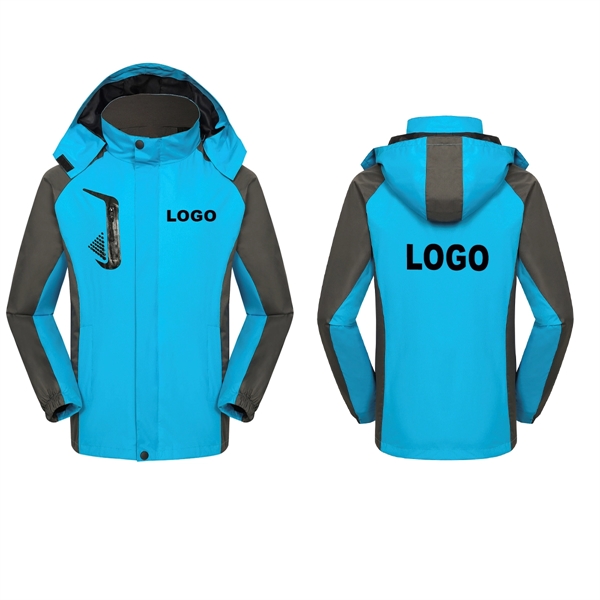 Custom Unisex Outdoor Jacket - Custom Unisex Outdoor Jacket - Image 3 of 4