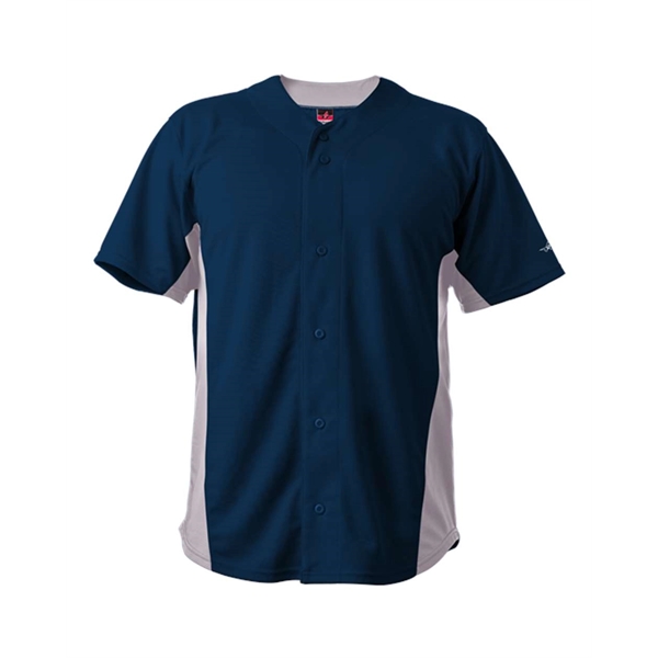 Alleson Athletic Crush Full Button Baseball Jersey - Alleson Athletic Crush Full Button Baseball Jersey - Image 5 of 16