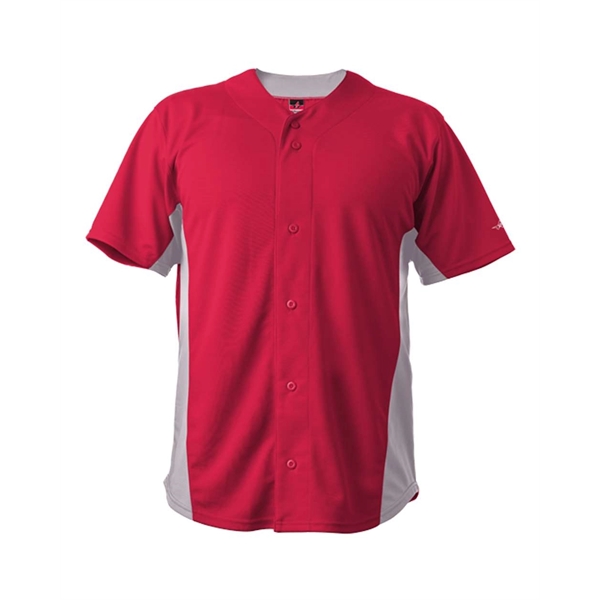 Alleson Athletic Crush Full Button Baseball Jersey - Alleson Athletic Crush Full Button Baseball Jersey - Image 9 of 16