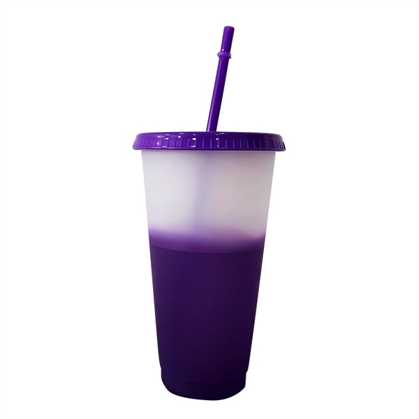 24oz Color Changing Stadium Cup - 24oz Color Changing Stadium Cup - Image 6 of 13