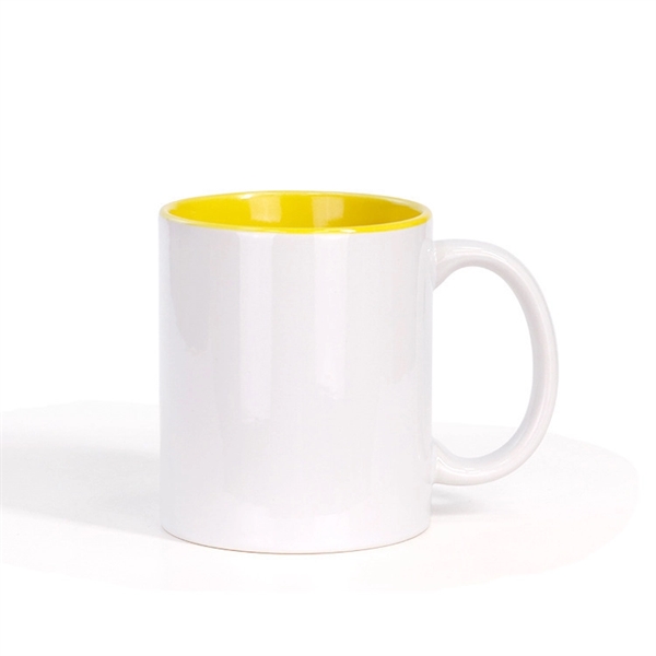 11oz Sublimation Blanks Ceramic Coffee Mug - 11oz Sublimation Blanks Ceramic Coffee Mug - Image 4 of 8