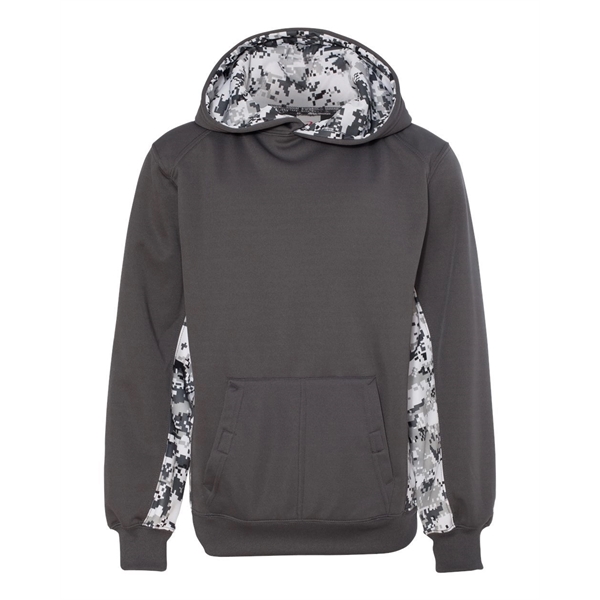 Badger Youth Digital Camo Colorblock Performance Fleece H... - Badger Youth Digital Camo Colorblock Performance Fleece H... - Image 0 of 41