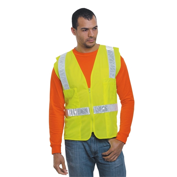 Bayside Unisex USA-Made ANSI Surveyor's Vest Class 2 - Bayside Unisex USA-Made ANSI Surveyor's Vest Class 2 - Image 0 of 0