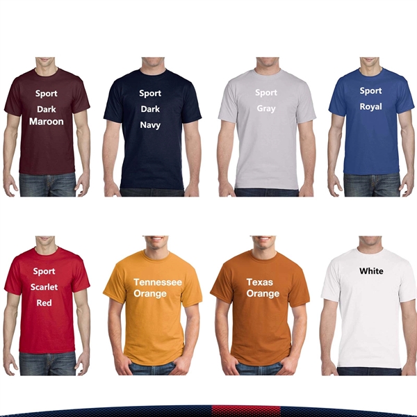 Gildan® Cotton/Polyester Moisture Wicking T-Shirts - Gildan® Cotton/Polyester Moisture Wicking T-Shirts - Image 5 of 7