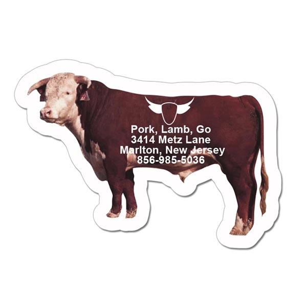 2.64x1.87 Bull Shaped Magnets - 20 Mil - 2.64x1.87 Bull Shaped Magnets - 20 Mil - Image 0 of 0