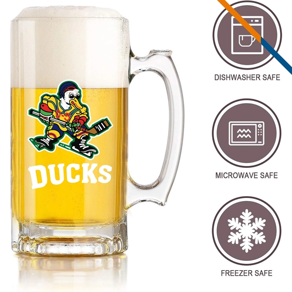 Libbey Hemo Glass Beer Mugs - 25 OZ. - Libbey Hemo Glass Beer Mugs - 25 OZ. - Image 1 of 4
