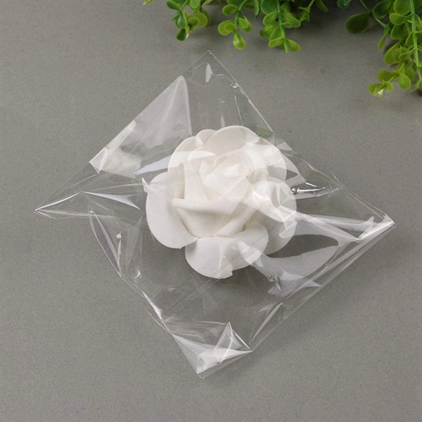 Self Sealing Cellophane Clear Cookie Bag Resealable - Self Sealing Cellophane Clear Cookie Bag Resealable - Image 1 of 4