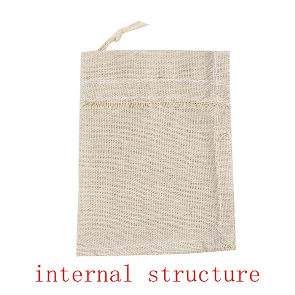 Custom Drawstring Natural Cotton Reusable Muslin Bag - Custom Drawstring Natural Cotton Reusable Muslin Bag - Image 8 of 11