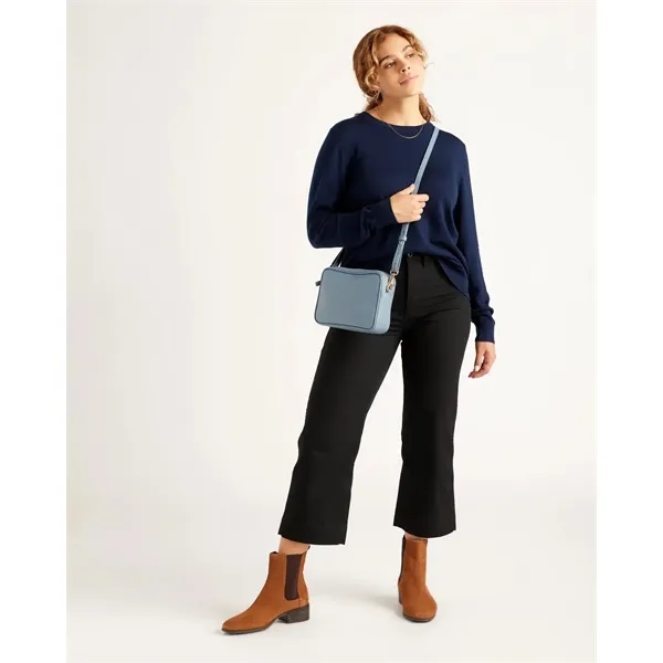 Italian Leather Crossbody Bag - Italian Leather Crossbody Bag - Image 4 of 7