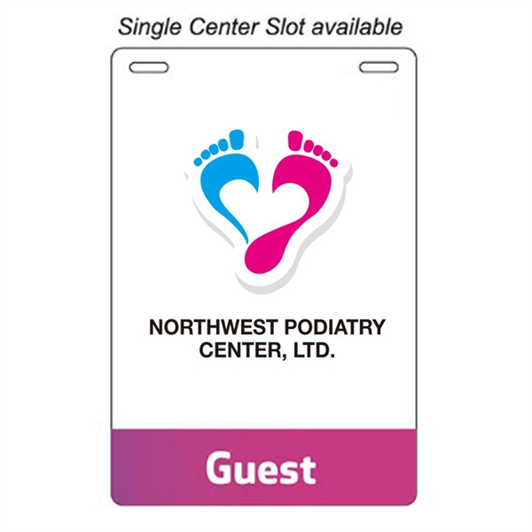 6 Inch X 4" Full Color PVC Badge - 6 Inch X 4" Full Color PVC Badge - Image 1 of 2