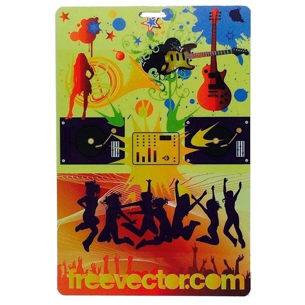 6 Inch X 4" Full Color PVC Badge - 6 Inch X 4" Full Color PVC Badge - Image 2 of 2