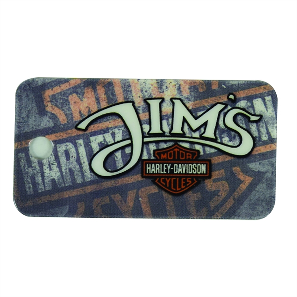 2 1/8"W X 1 1/8"H Mini Key Tag