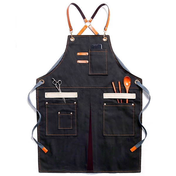 Heavy Duty Canvas Apron - Heavy Duty Canvas Apron - Image 2 of 3