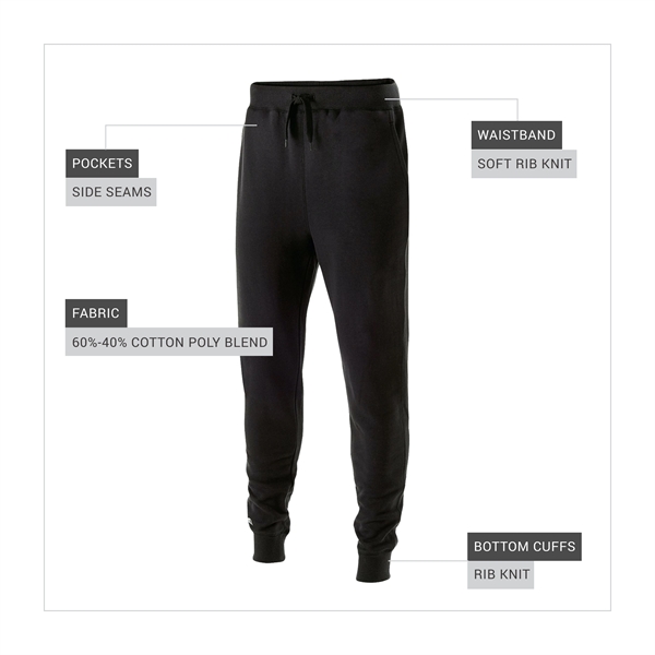 Adult 60/40 Fleece Jogger - Adult 60/40 Fleece Jogger - Image 6 of 8