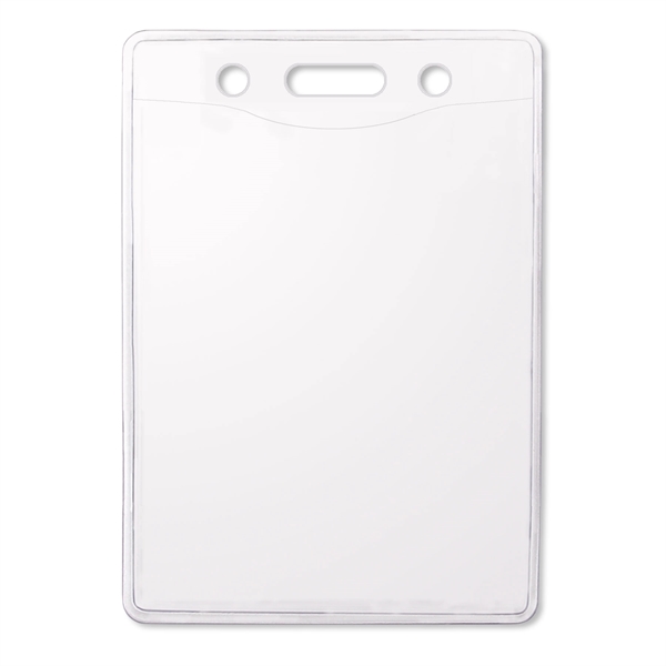 PureClear™ Vertical Credit-Card Size PVC-Free Badge Holder - PureClear™ Vertical Credit-Card Size PVC-Free Badge Holder - Image 2 of 2